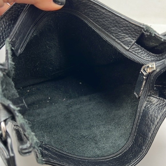 Rebecca Minkoff Unlined Whipstitch Feed Pebbled Leather Crossbody - Picture 9 of 9